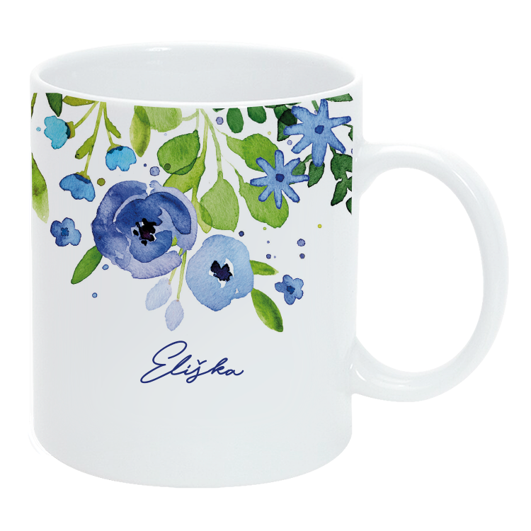 Obrázek k výrobku 3501 - Pro ženu - květiny modré