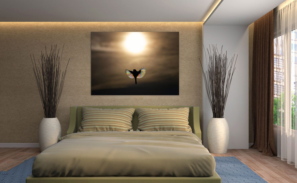 Obrázek k výrobku 4192 - ZIMNÍ SLUNOVRAT - 150x100cm - tisk na plátně